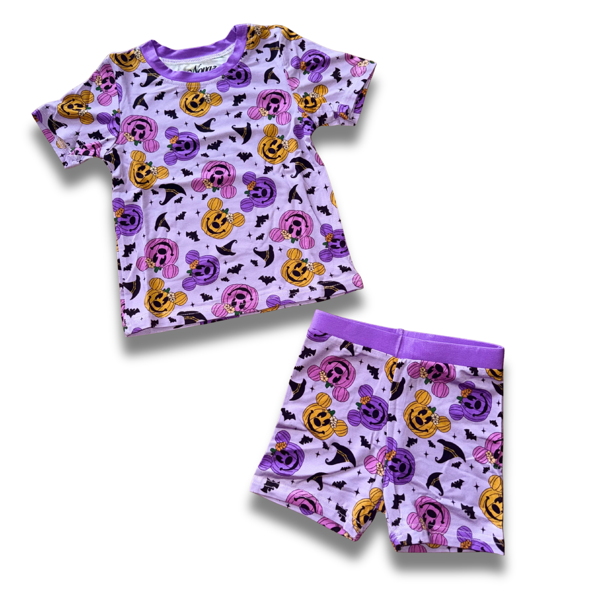 Pua Pumpkin Bamboo Pajamas Two-Piece Collab w/ Novaz Kreationz