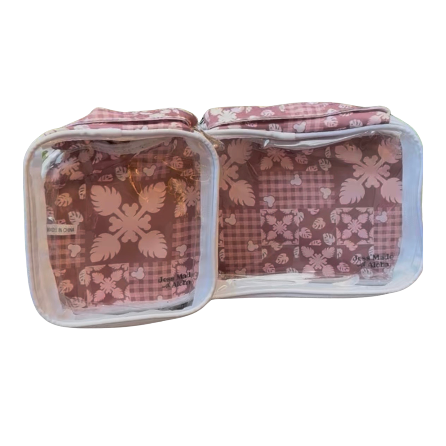 Clear Toiletry Bags - Magical Monstera