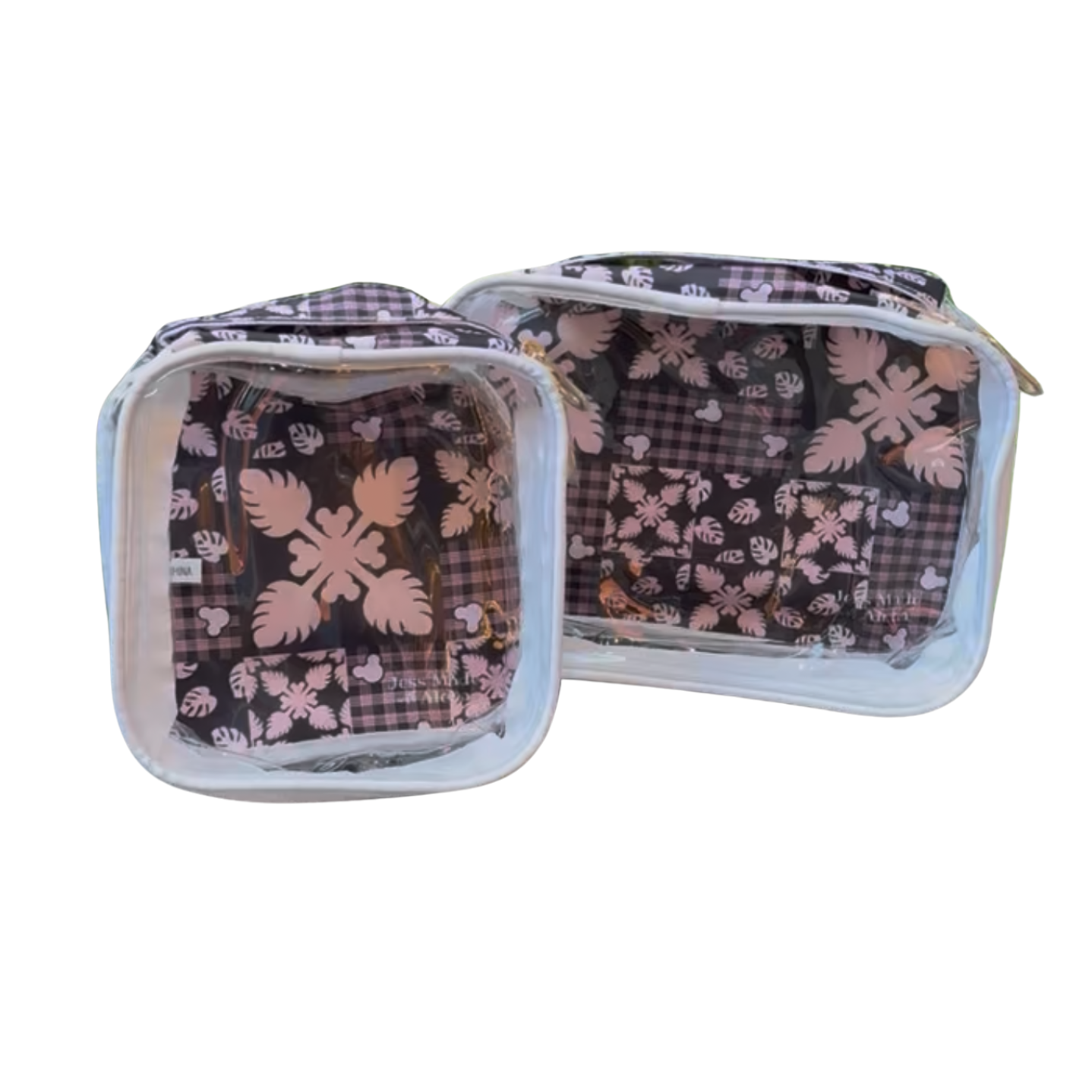Clear Toiletry Bags - Magical Monstera