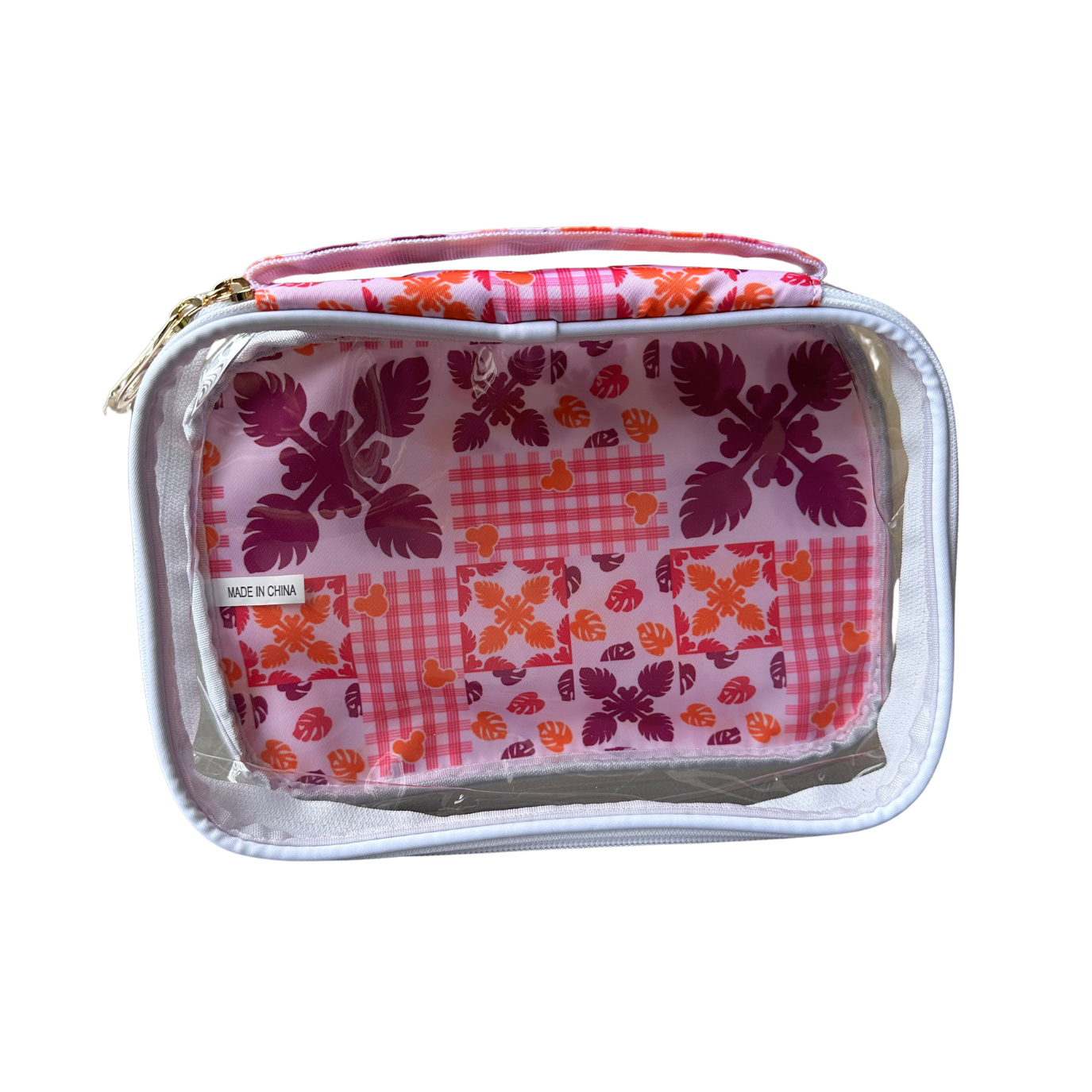 Clear Toiletry Bags - Magical Monstera